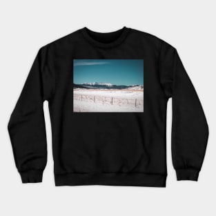 Fairplay Town Colorado Mountains Landscape Photography V2 Crewneck Sweatshirt